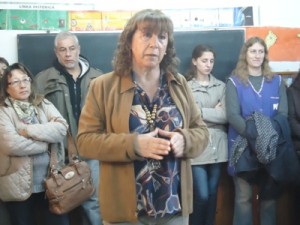 Mirta Martinez. Jornada Completa, La Dulce Digital. Inspectora Mirta Martínez en la Escuela Nº 5.