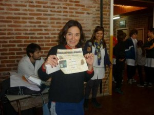 Maria Carlota Bunzel. Bibliotecaria de la Escuela Nº 42.