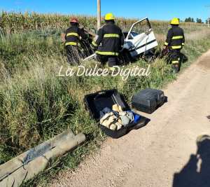 Vuelco en el camino hacia Lumb