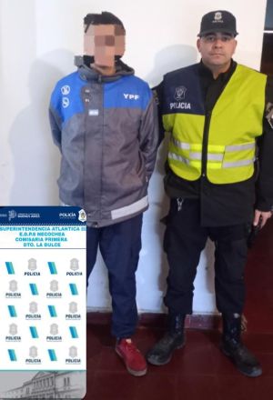 Detuvieron en La Dulce a un hombre con orden de captura
