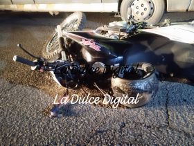 Se accidentó un motociclista en Ruta 86