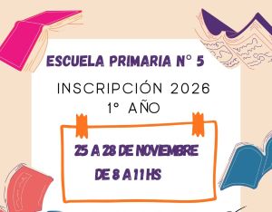 Inscripción ciclo lectivo 2026