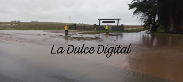 La Ruta 86 cortada en el Km 49