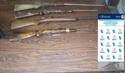 Allanamiento en zona rural de Ramón Santamarina