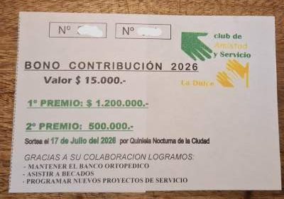 Amistad y Servicio saca a la venta su bono anual