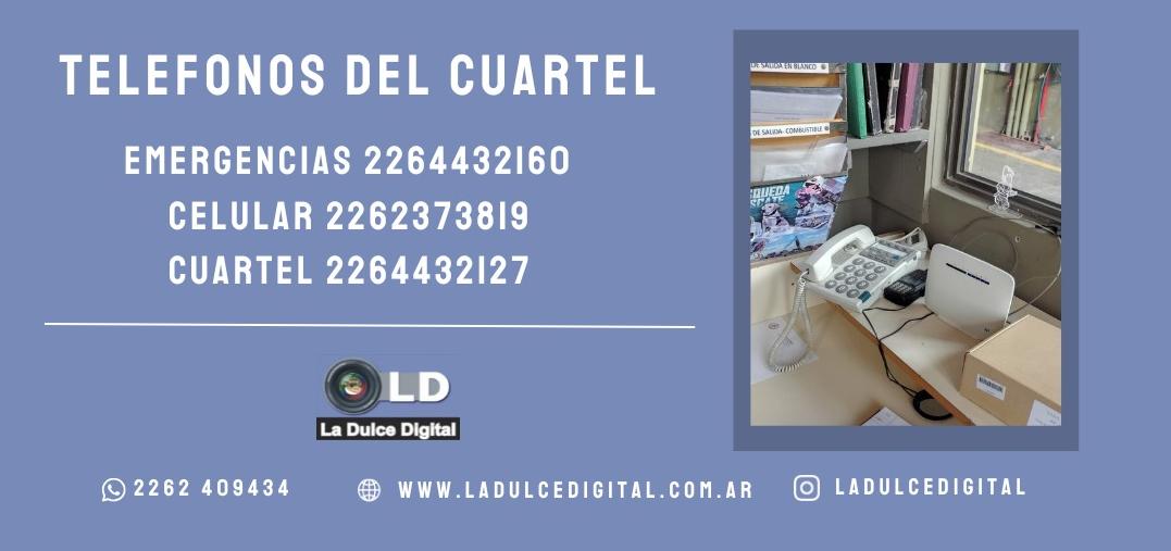 El Cuartel de Bomberos Voluntarios con nuevo número de teléfono