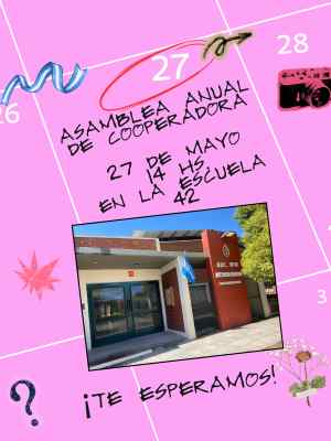 Asamblea anual de la Escuela N° 42