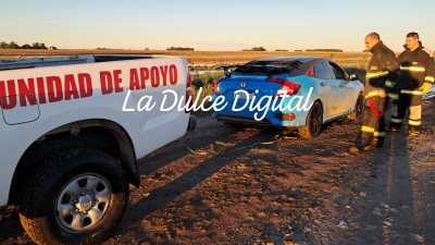 Despiste de un vehículo en el Km 30 del camino viejo a Necochea