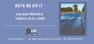 Vuelven a cortar en tránsito en la Ruta 86
