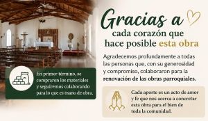 Agradecimiento a la comunidad