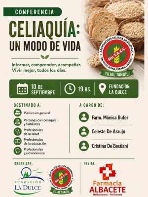 Conferencia: «Celiaquía, un modo de vida»