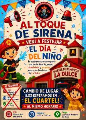 Día del Niño con los Bomberos